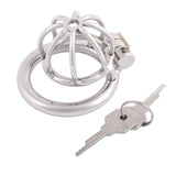 Small size stainless steel chastity cage